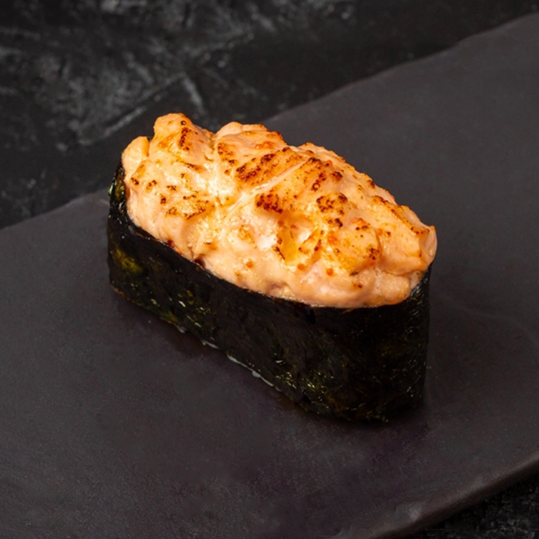 Запечённая суши мидии острая