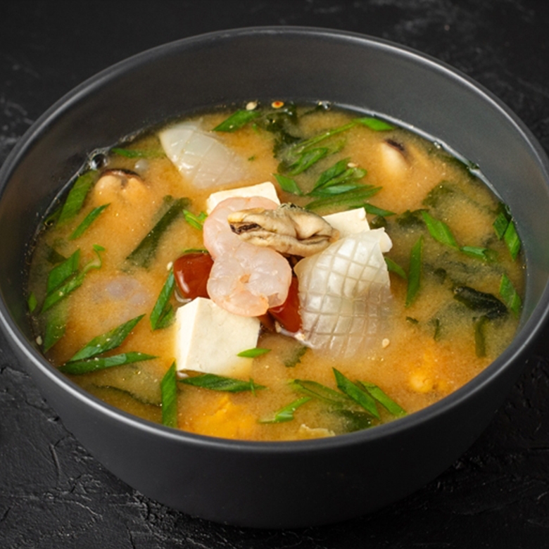 Мисо с морепродуктами